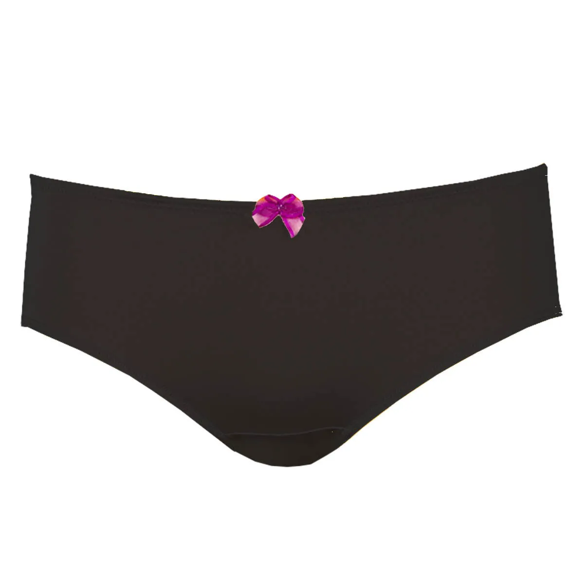 Black Seamless Boy Short