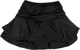 Daydance Girl's Dance Skirt Latin Ballroom Samba Tango Practice Dress with Boy Shorts