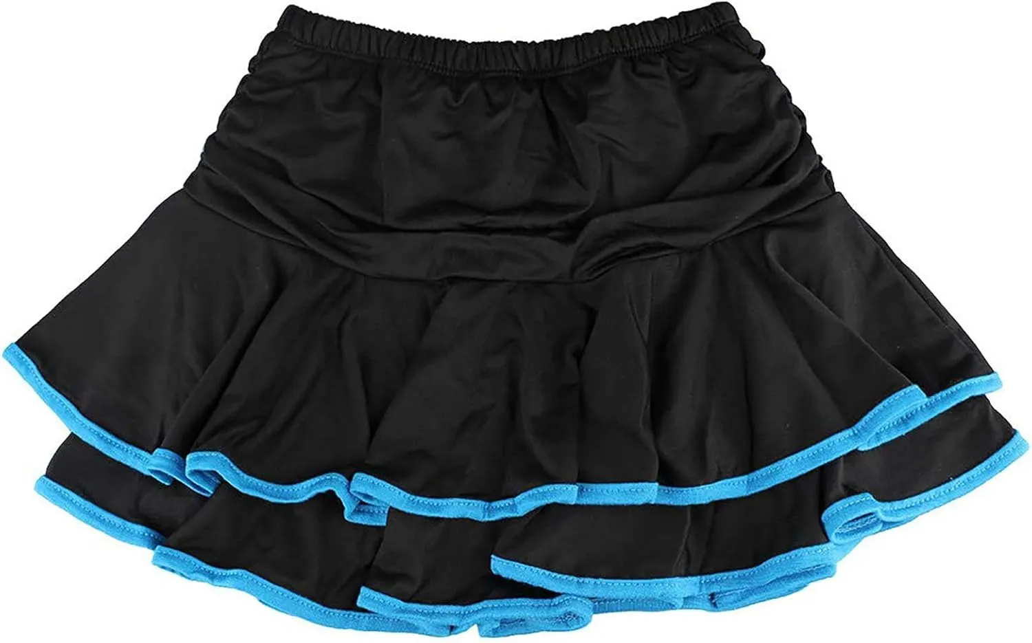 Daydance Girl's Dance Skirt Latin Ballroom Samba Tango Practice Dress with Boy Shorts