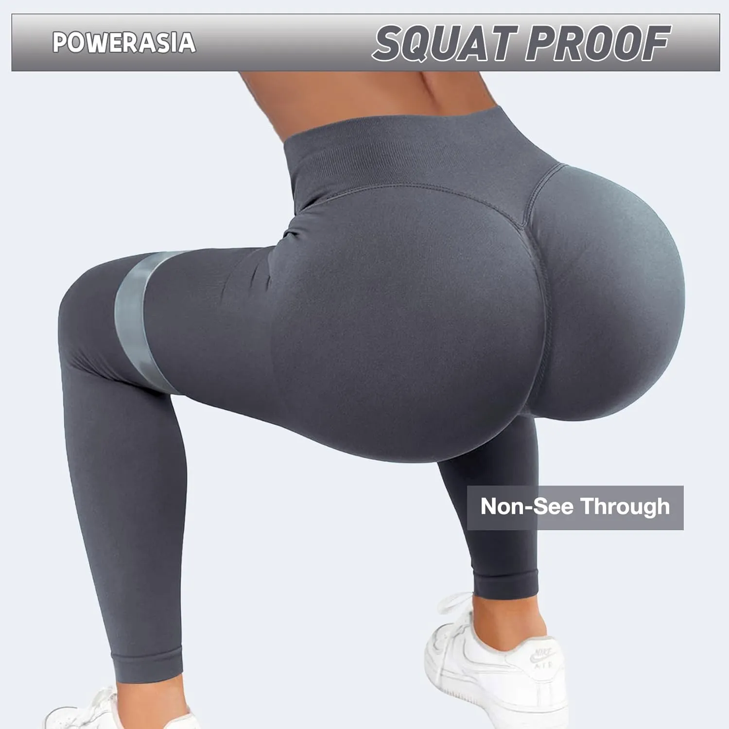 Impact Hidden Scrunch Butt Leggings for Women Mid Low Waist Gym Workout Legging Tummy Control Booty Lifting Yoga Pants