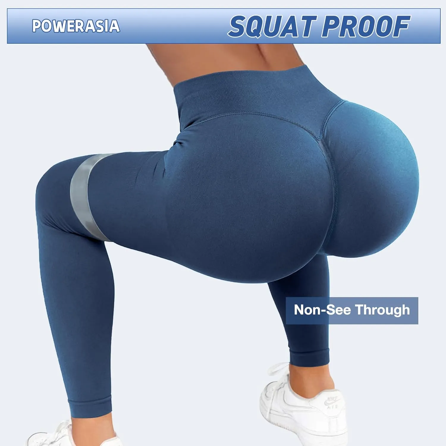Impact Hidden Scrunch Butt Leggings for Women Mid Low Waist Gym Workout Legging Tummy Control Booty Lifting Yoga Pants