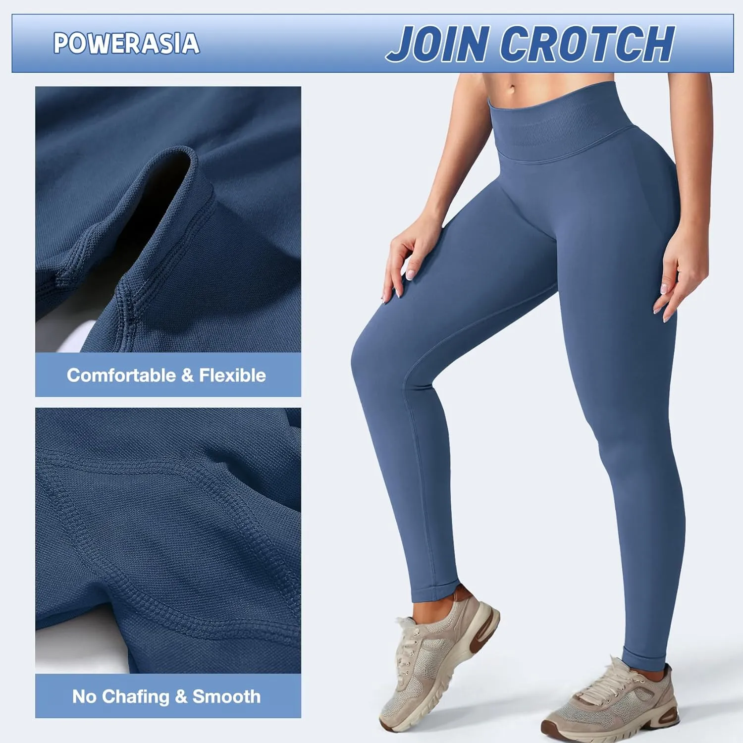 Impact Hidden Scrunch Butt Leggings for Women Mid Low Waist Gym Workout Legging Tummy Control Booty Lifting Yoga Pants