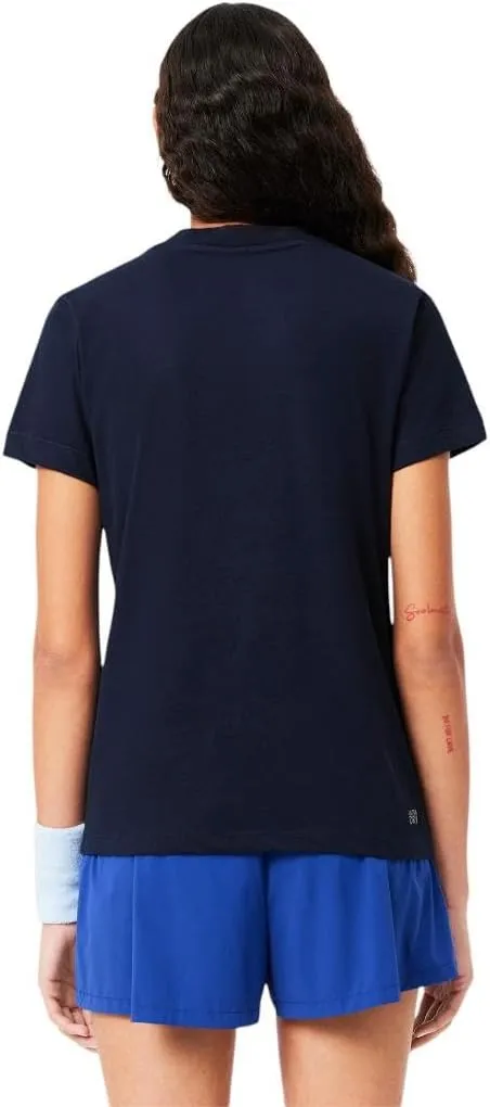 Lacoste Women's Sport Organic Cotton Jersey T-Shirt
