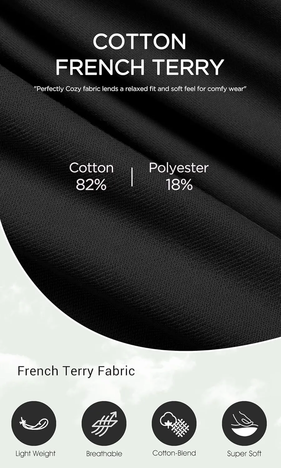 ODODOS Women's Sweat Shorts Cotton French Terry Curved Hem Workout Casual Relaxed Lounge Shorts with Pockets
