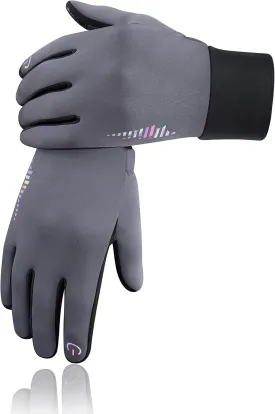 SIMARI Kids Winter Gloves Touchscreen Warm Thermal Water-Resistant for Boy Girl Running Cycling Snow Skiing in Cold Weather
