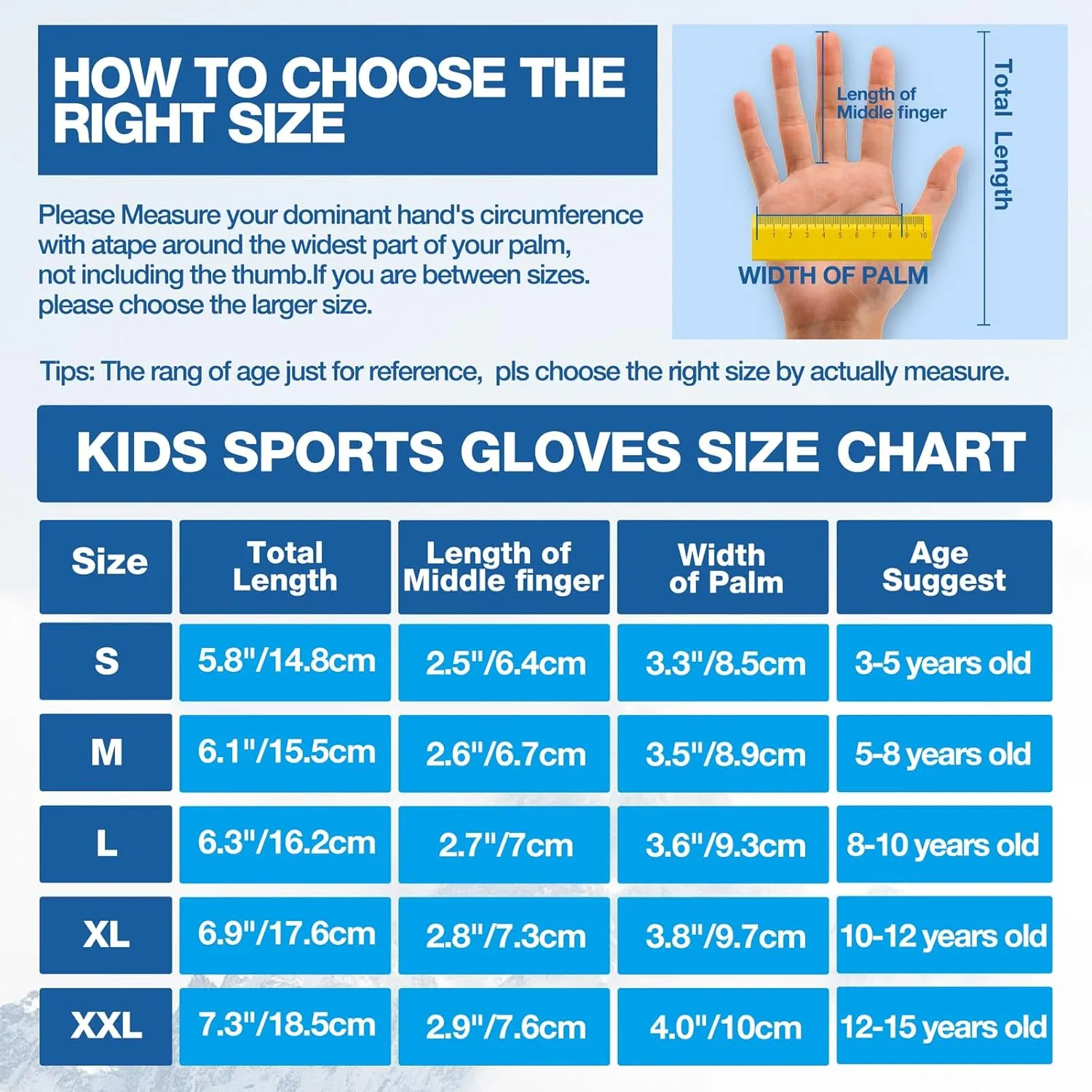 SIMARI Kids Winter Gloves Touchscreen Warm Thermal Water-Resistant for Boy Girl Running Cycling Snow Skiing in Cold Weather
