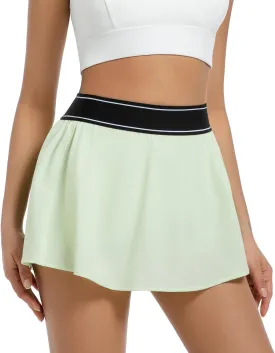 Tennis Skirts for Women with Shorts and Pocket Golf Mini Skirts Athletic Skorts for Sports Running Pickleball Skater