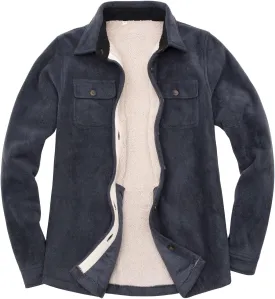 ThCreasa Womens Sherpa Fleece Lined Flannel Shirt Jacket Warm Button Up Plaid Shirt Jac (Sherpa Fleece Throughout)